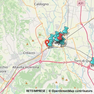 Mappa Via Giacomo Puccini, 36100 Vicenza VI, Italia (2.60364)