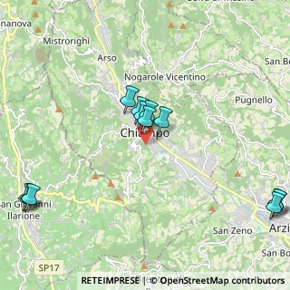 Mappa Via San Francesco, 36072 Chiampo VI, Italia (2.39)