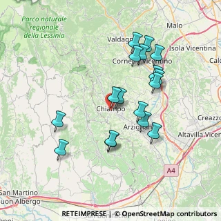Mappa Via San Francesco, 36072 Chiampo VI, Italia (6.99941)