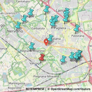Mappa Via Enrico Berlinguer, 20005 Pogliano Milanese MI, Italia (2.5335)