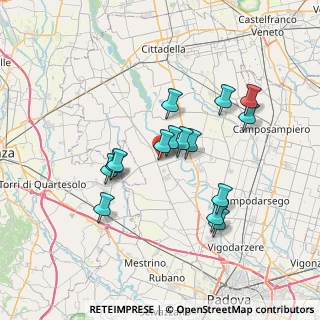 Mappa Via San Pio X, 35016 Piazzola Sul Brenta PD, Italia (6.208)