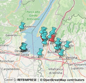 Mappa Via Alessandro Volta, 37011 Bardolino VR, Italia (10.44789)