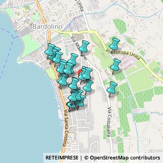 Mappa Via Alessandro Volta, 37011 Bardolino VR, Italia (0.3)