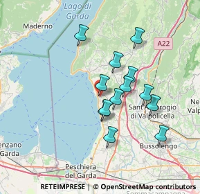 Mappa Via Alessandro Volta, 37011 Bardolino VR, Italia (5.78385)