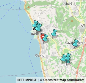 Mappa Via Alessandro Volta, 37011 Bardolino VR, Italia (1.63455)