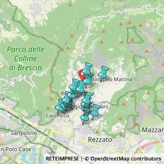 Mappa Via Maggini, 25082 Botticino BS, Italia (1.42333)