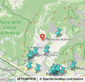 Mappa Via Paolo Maggini, 25082 Botticino BS, Italia (2.735)