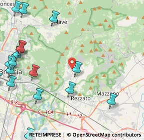 Mappa Via Paolo Maggini, 25082 Botticino BS, Italia (6.13118)