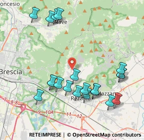 Mappa Via Maggini, 25082 Botticino BS, Italia (4.368)