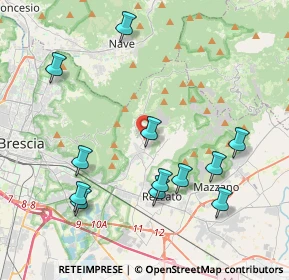 Mappa Via Paolo Maggini, 25082 Botticino BS, Italia (4.335)