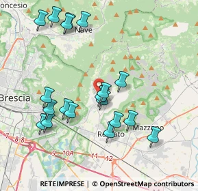 Mappa Via Maggini, 25082 Botticino BS, Italia (4.04316)