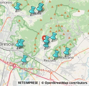 Mappa Via Maggini, 25082 Botticino BS, Italia (4.0525)