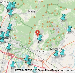 Mappa Via Maggini, 25082 Botticino BS, Italia (6.833)