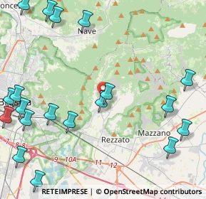 Mappa Via Paolo Maggini, 25082 Botticino BS, Italia (6.0995)