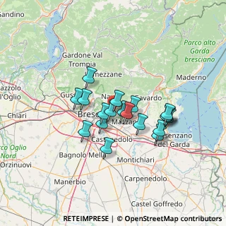 Mappa Via Paolo Maggini, 25082 Botticino BS, Italia (10.39579)
