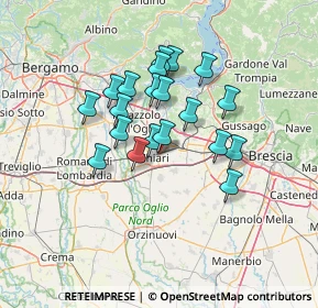 Mappa Via Brescia, 25032 Chiari BS, Italia (10.874)