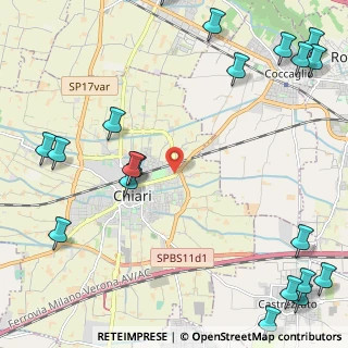 Mappa Via Brescia, 25032 Chiari BS, Italia (3.3725)