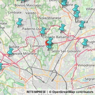 Mappa Via San Francesco D'Assisi, 20091 Bresso MI, Italia (6.49588)