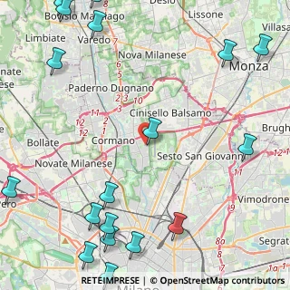 Mappa Via Giulio, 20091 Bresso MI, Italia (6.86722)
