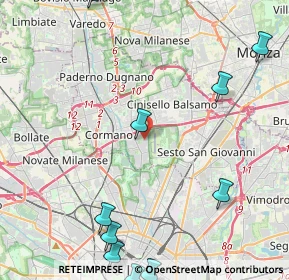 Mappa Via San Francesco D'Assisi, 20091 Bresso MI, Italia (6.4275)