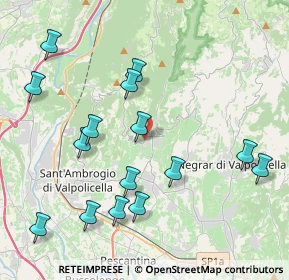 Mappa Via Alcide De Gasperi, 37022 Fumane VR, Italia (4.47933)
