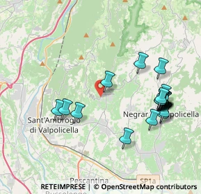 Mappa Via Alcide De Gasperi, 37022 Fumane VR, Italia (4.219)