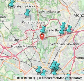 Mappa Via de Gatti Simone, 20091 Bresso MI, Italia (5.91071)