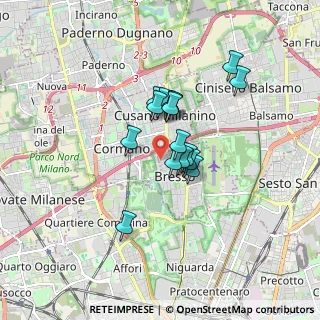 Mappa Via de Gatti Simone, 20091 Bresso MI, Italia (1.19688)