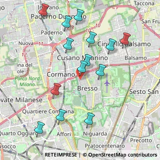 Mappa Via de Gatti Simone, 20091 Bresso MI, Italia (2.17071)