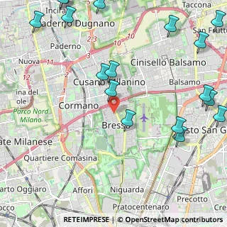 Mappa Via Guglielmo Marconi, 20091 Bresso MI, Italia (3.08294)