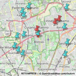 Mappa Via Guglielmo Marconi, 20091 Bresso MI, Italia (2.65375)