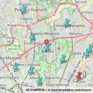 Mappa Via Marconi, 20091 Bresso MI, Italia (2.98545)