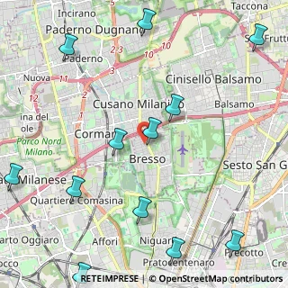 Mappa Via Guglielmo Marconi, 20091 Bresso MI, Italia (3.05923)