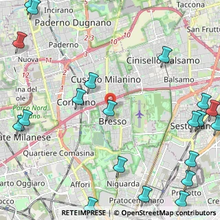 Mappa Via Marconi, 20091 Bresso MI, Italia (3.4455)