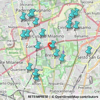Mappa Via Guglielmo Marconi, 20091 Bresso MI, Italia (2.3775)