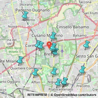 Mappa Via Marconi, 20091 Bresso MI, Italia (2.23333)