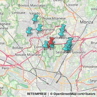 Mappa Via Guglielmo Marconi, 20091 Bresso MI, Italia (2.76417)
