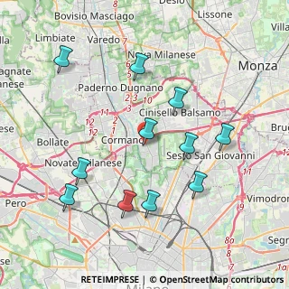 Mappa Via Guglielmo Marconi, 20091 Bresso MI, Italia (4.03091)