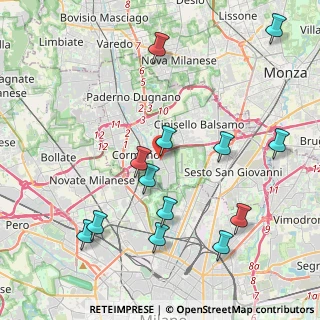 Mappa Via Guglielmo Marconi, 20091 Bresso MI, Italia (4.58)