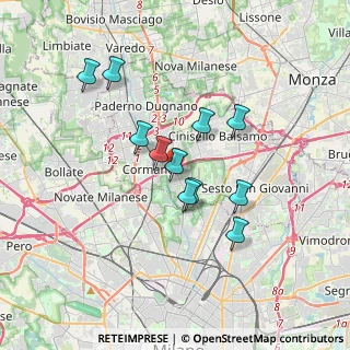 Mappa Via Guglielmo Marconi, 20091 Bresso MI, Italia (2.92545)