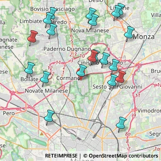 Mappa Via Guglielmo Marconi, 20091 Bresso MI, Italia (4.9185)