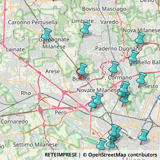 Mappa Via Giordano Bruno, 20021 Bollate MI, Italia (6.047)