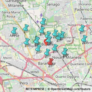 Mappa Ospedale Di Bollate, 20021 Bollate MI, Italia (1.621)
