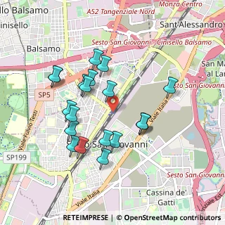 Mappa Piazza Primo Maggio, 20099 Sesto San Giovanni MI, Italia (0.8555)