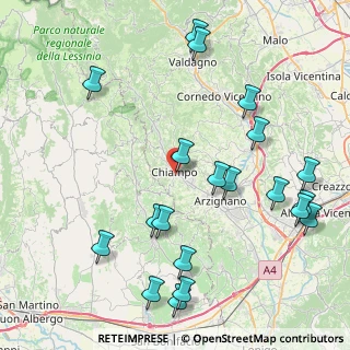 Mappa Via S. Francesco, 36072 Chiampo VI, Italia (9.9745)
