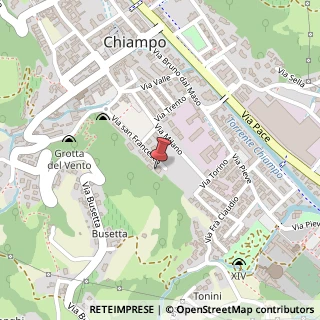 Mappa Via San Francesco, 56, 36072 Chiampo, Vicenza (Veneto)