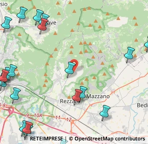 Mappa Via Udine, 25082 Botticino BS, Italia (6.6015)