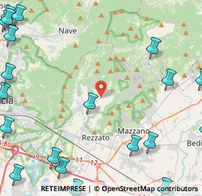 Mappa Via Udine, 25082 Botticino BS, Italia (7.287)