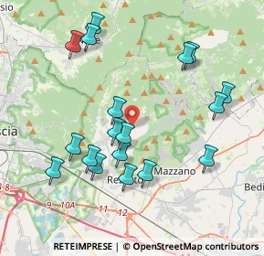 Mappa Via Udine, 25082 Botticino BS, Italia (4.01389)