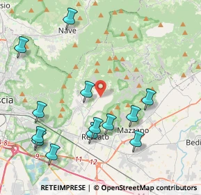 Mappa Via Udine, 25082 Botticino BS, Italia (4.67692)